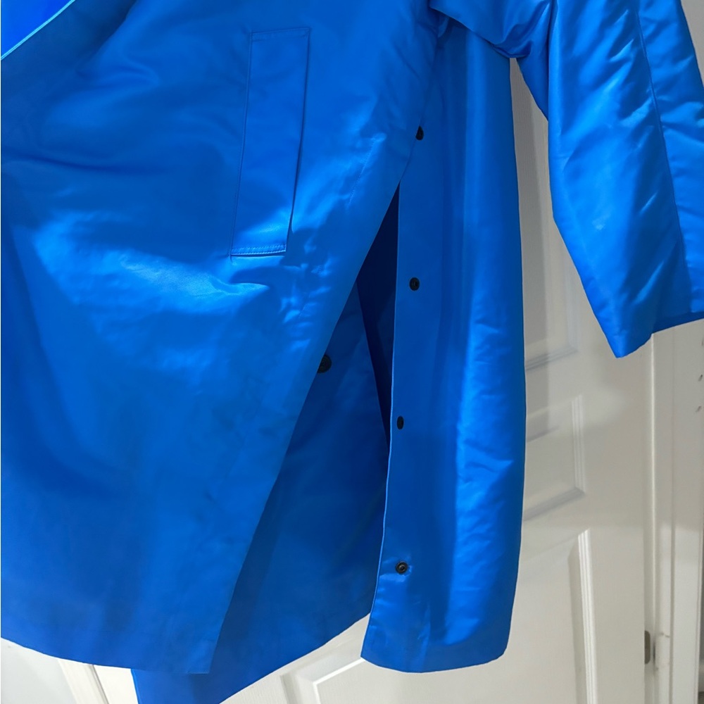Onitsuka Tiger Electric Blue Nylon Twill Coat - Picture 8 of 8